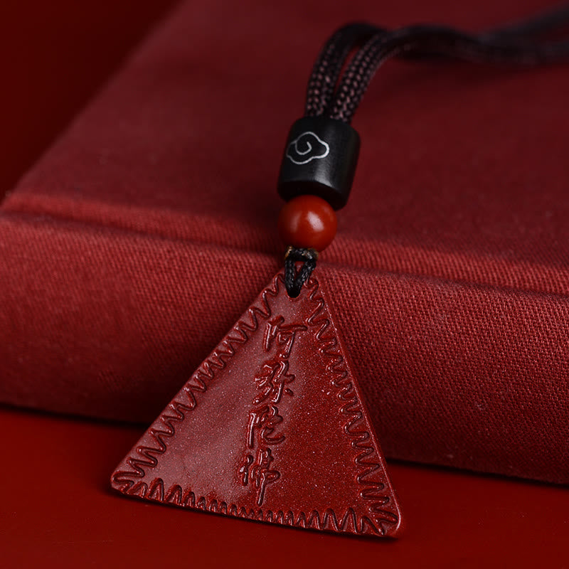 Nimara Ritual Cinnabar Amitabha Calm Necklace Pendant