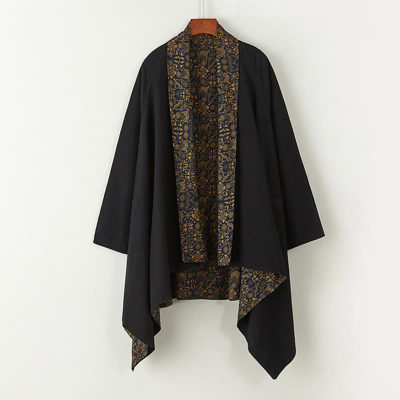 Nimara Ritual Fall Men's Cotton Mid-length Coat Double-sided Jacket