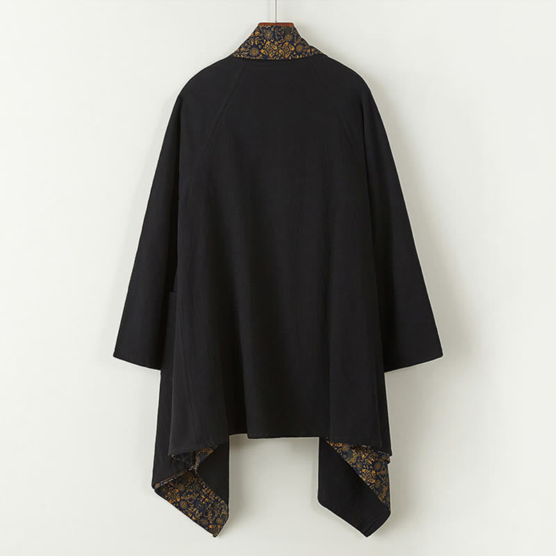 Nimara Ritual Fall Men's Cotton Mid-length Coat Double-sided Jacket