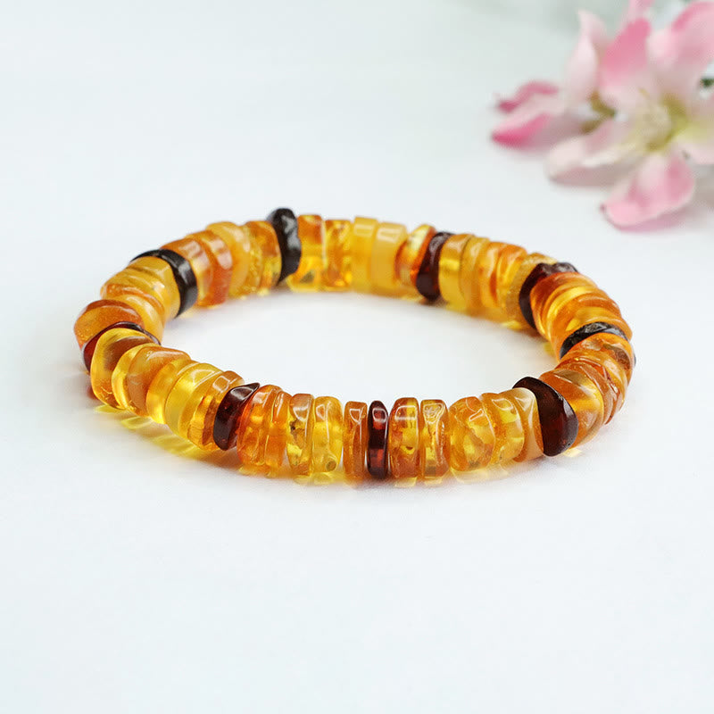 Nimara Ritual Amber Peace Buckle Confidence Bracelet
