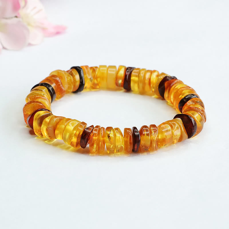 Nimara Ritual Amber Peace Buckle Confidence Bracelet