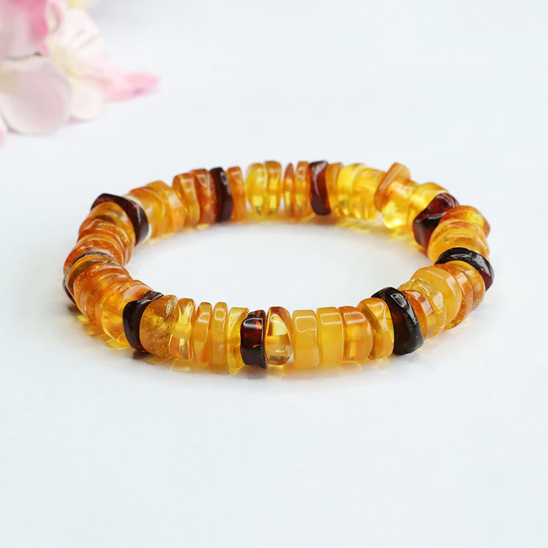Nimara Ritual Amber Peace Buckle Confidence Bracelet