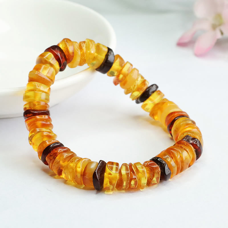 Nimara Ritual Amber Peace Buckle Confidence Bracelet
