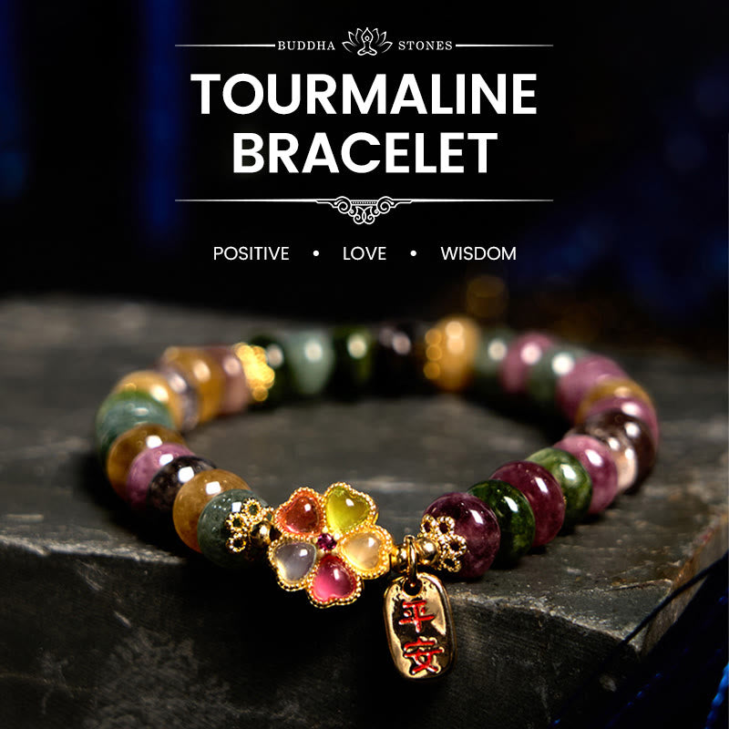 Nimara Ritual Tourmaline Jade Safe And Well Love Bracelet