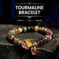 Love Wisdom Tourmaline Jade Safe And Well Bracelet