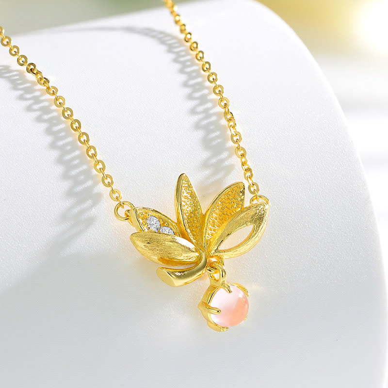 Nimara Ritual 925 Sterling Silver Lotus Keep away evil spirits Necklace Pendant