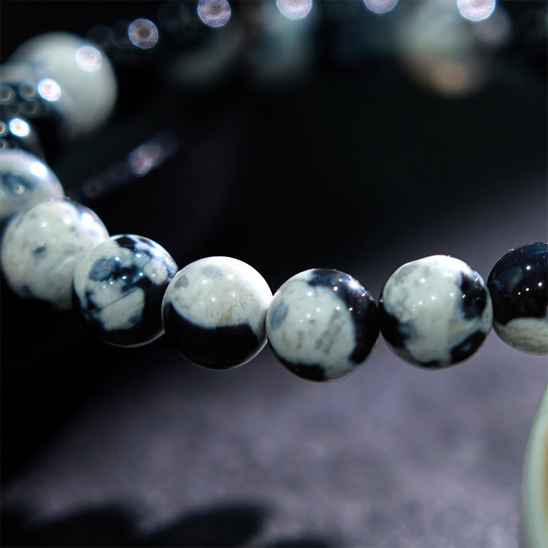 Nimara Ritual "May the Stars Guide Your Dreams" Orca Agate Bracelet Includes Gift Message Card