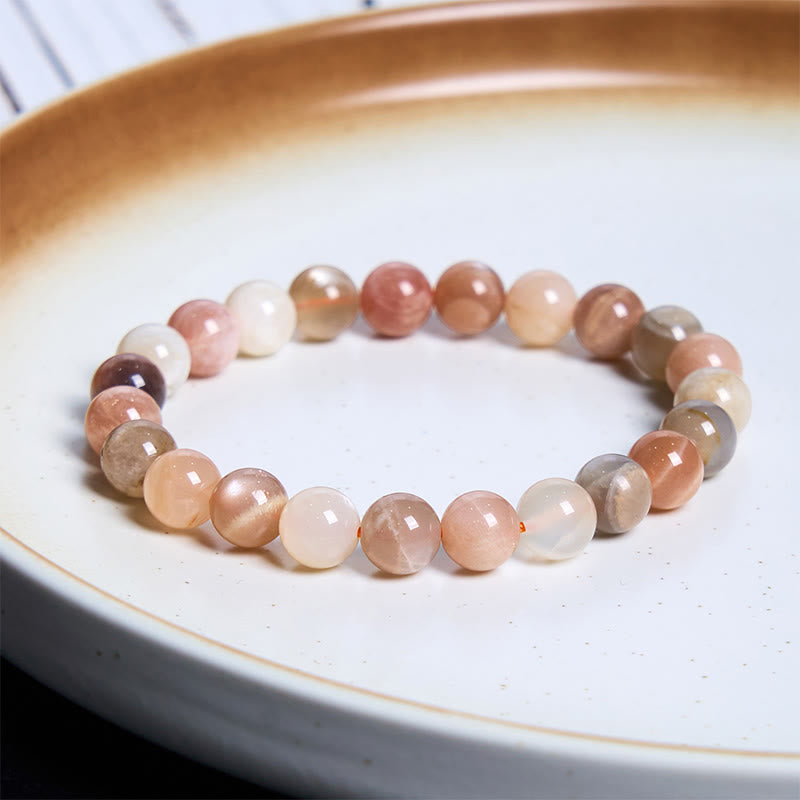 Nimara Ritual Peach Moonstone Healing Bracelet