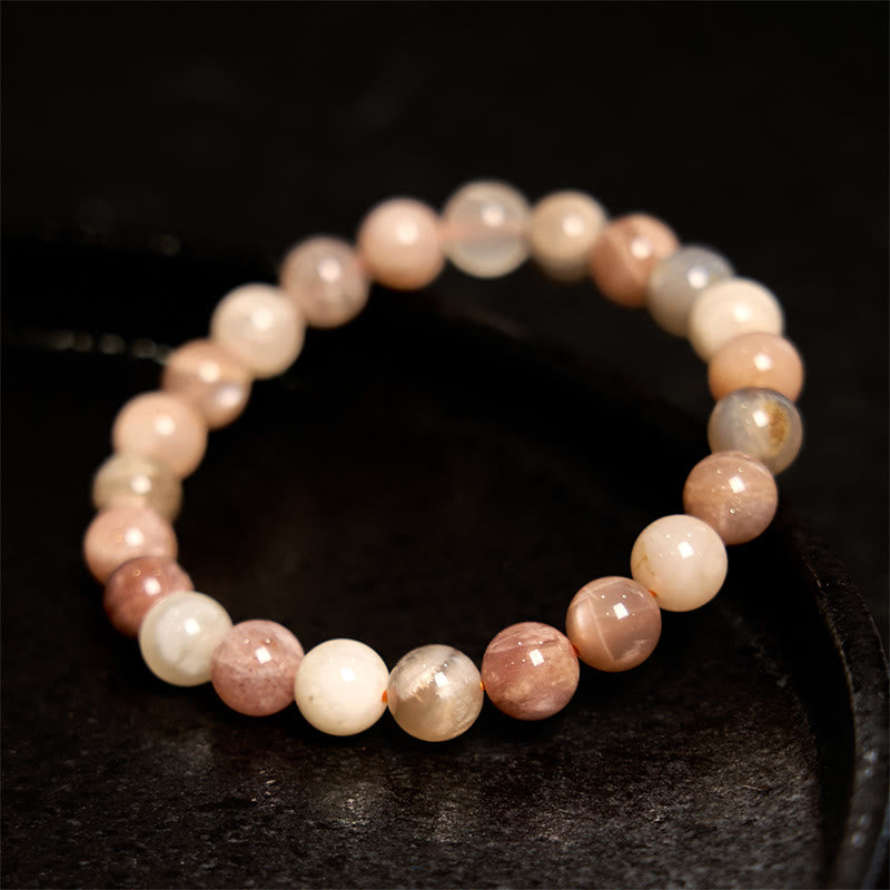 Nimara Ritual Peach Moonstone Healing Bracelet