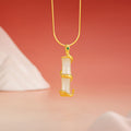 Nimara Ritual Hetian Jade 925 Sterling Silver Year of the Snake Bamboo Growth Necklace Pendant