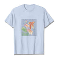 Nimara Ritual Koi Fish Lotus Combination Cotton Tee T-shirt