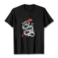 Nimara Ritual Lantern Bamboo Leaves Snake Design Cotton Tee T-shirt