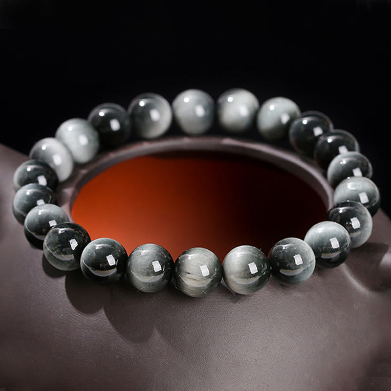 Nimara Ritual Natural Eagle's Eye Stone Courage Positive Bracelet