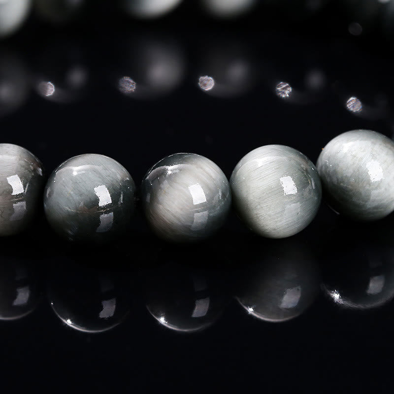 Nimara Ritual Natural Eagle's Eye Stone Courage Positive Bracelet