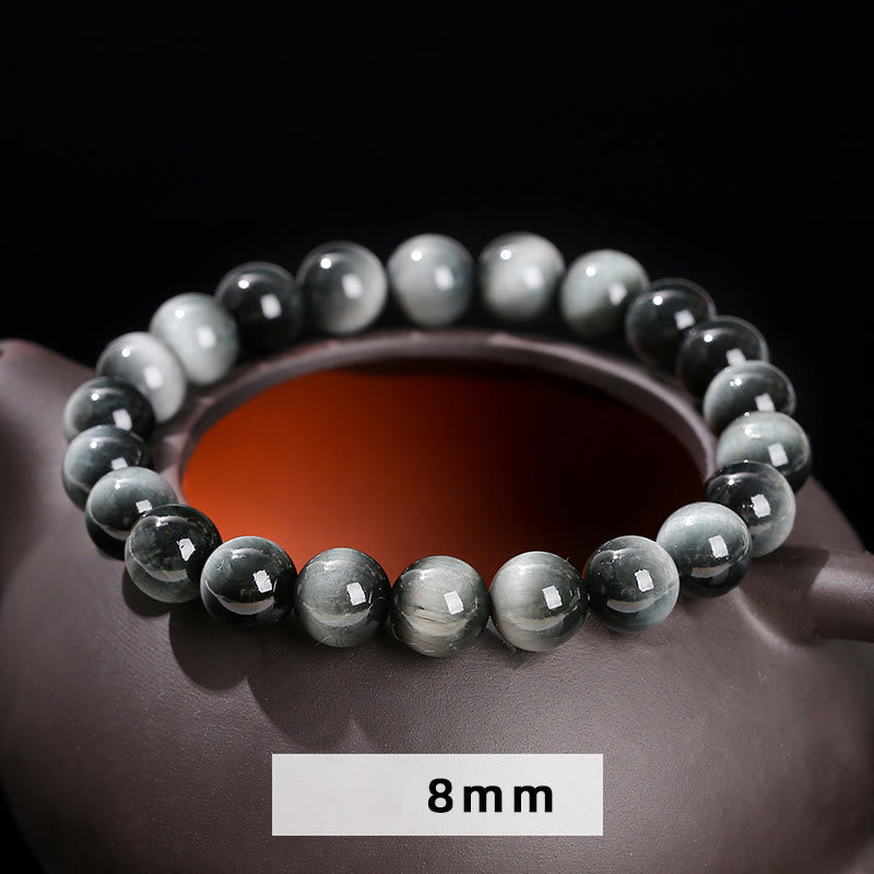Nimara Ritual Natural Eagle's Eye Stone Courage Positive Bracelet