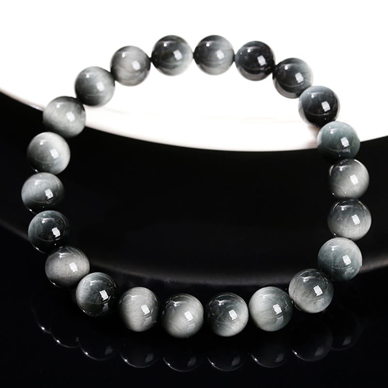 Nimara Ritual Natural Eagle's Eye Stone Courage Positive Bracelet