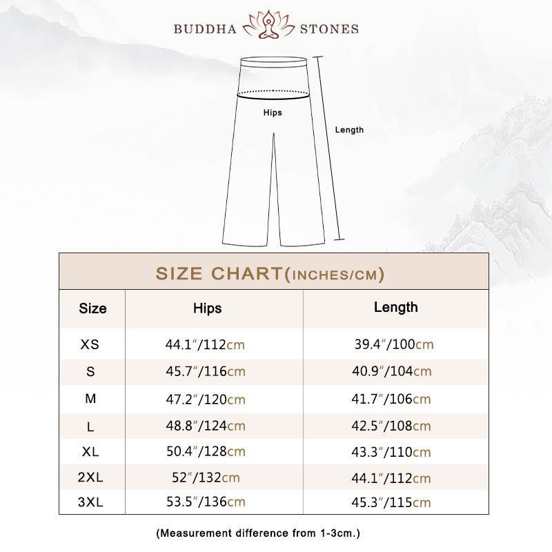 Nimara Ritual Summer Unisex Elastic Waist Tai Chi Qigong Practice Breathable Pants With Pockets
