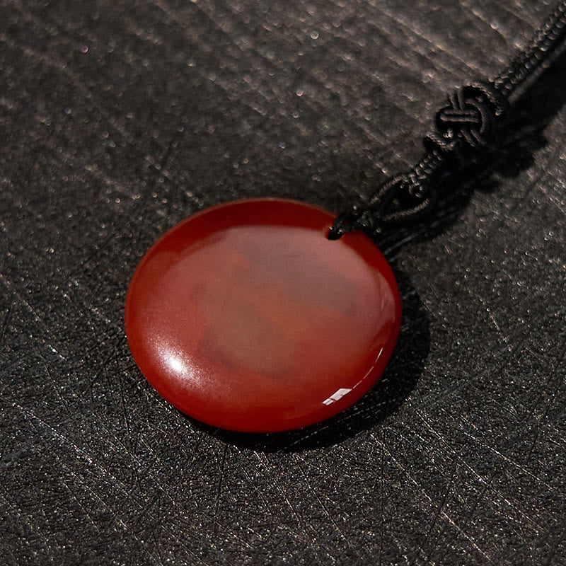 Nimara Ritual Vairocana Tathagata Sanskrit Mantra Various Crystal Black Obsidian Green Aventurine Strength Necklace Pendant