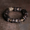 Nimara Ritual Ebony Wood Copper Brass Calm Bracelet