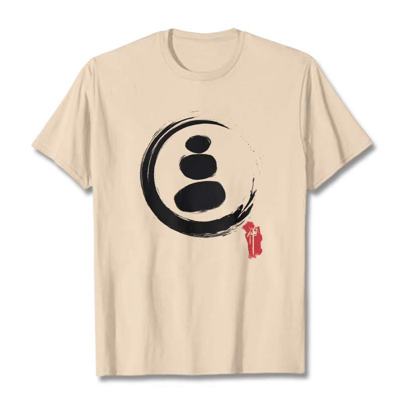 Nimara Ritual Zen Circles Cotton Tee T-shirt