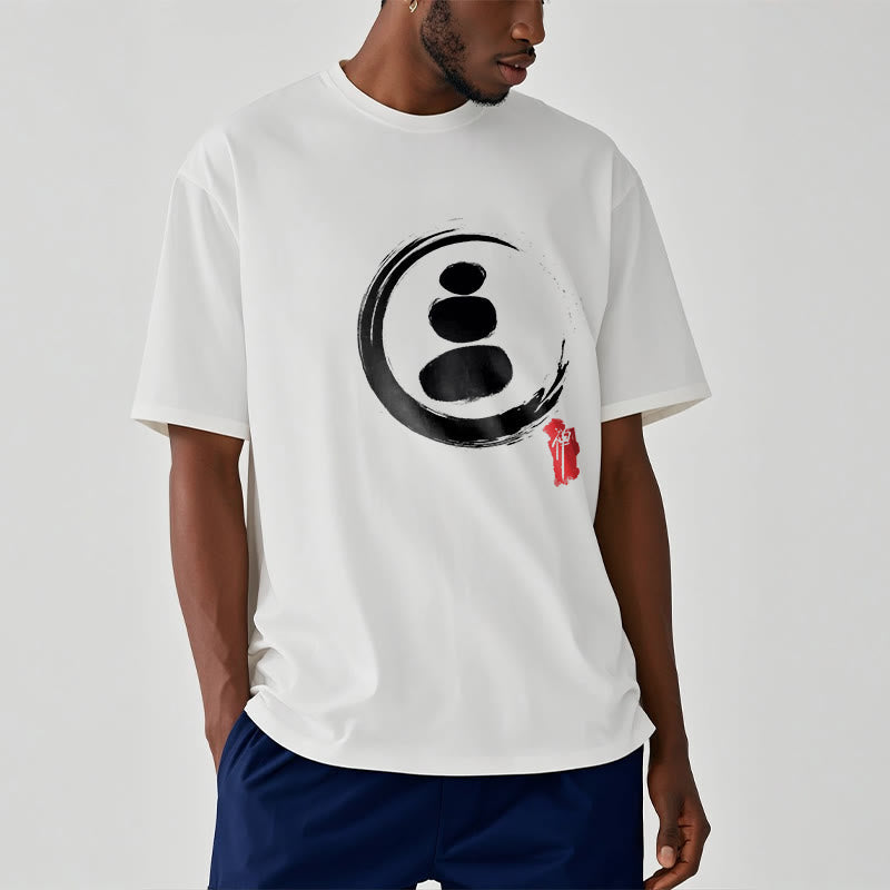 Nimara Ritual Zen Circles Cotton Tee T-shirt