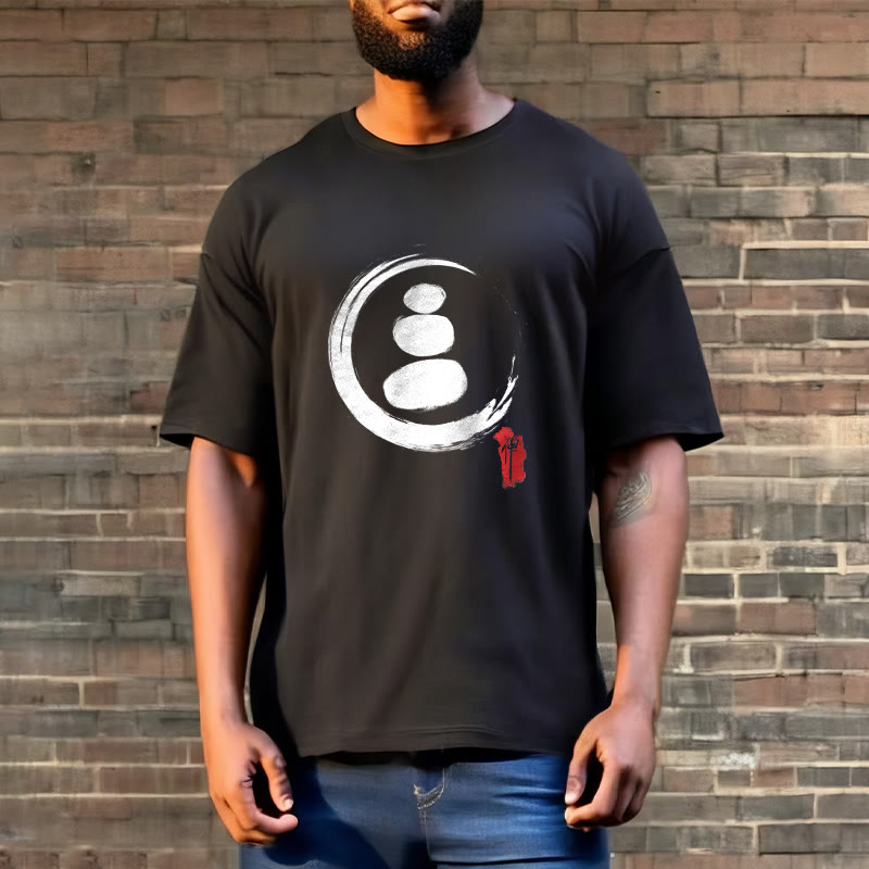 Nimara Ritual Zen Circles Cotton Tee T-shirt