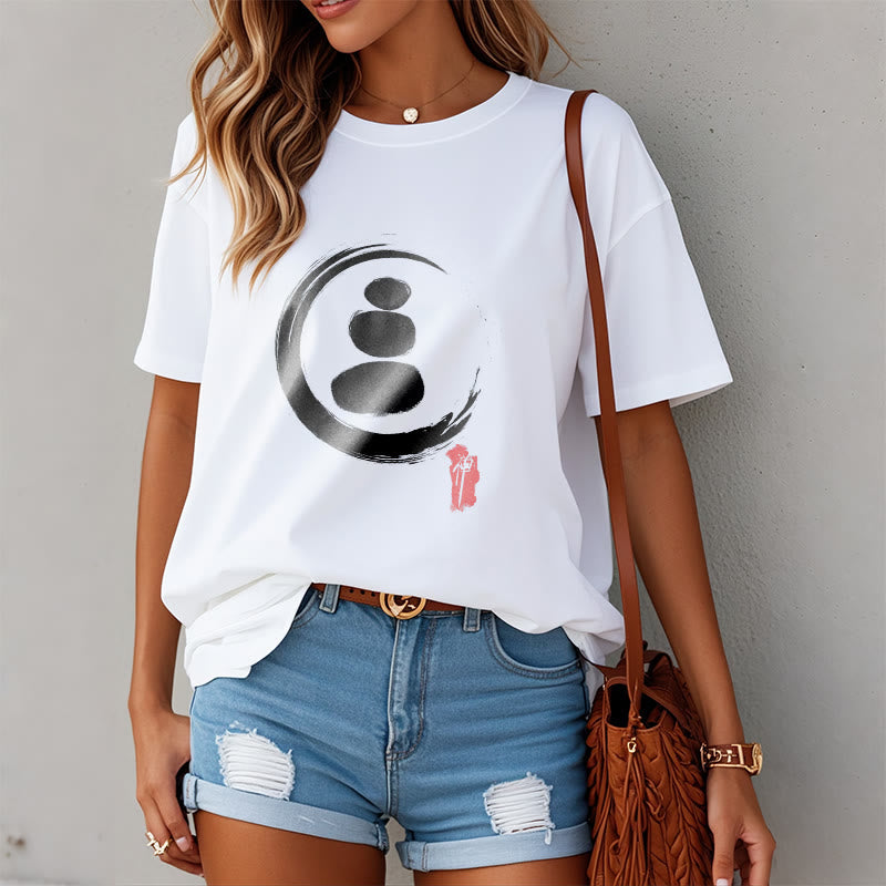 Nimara Ritual Zen Circles Cotton Tee T-shirt