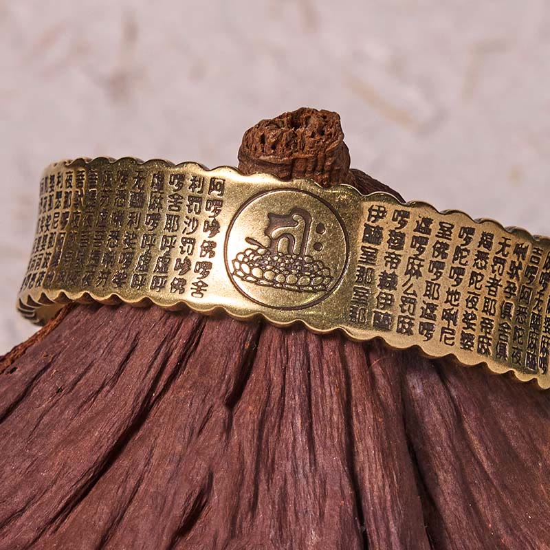 Nimara Ritual Great Compassion Mantra Copper Brass Luck Self Care Bracelet Bangle