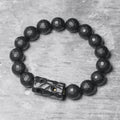 Nimara Ritual Matte Frosted Surface Black Onyx Ebony Protection Bracelet