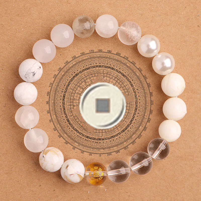 Nimara Ritual Five Elements Various Agate Balance Luck Bracelet