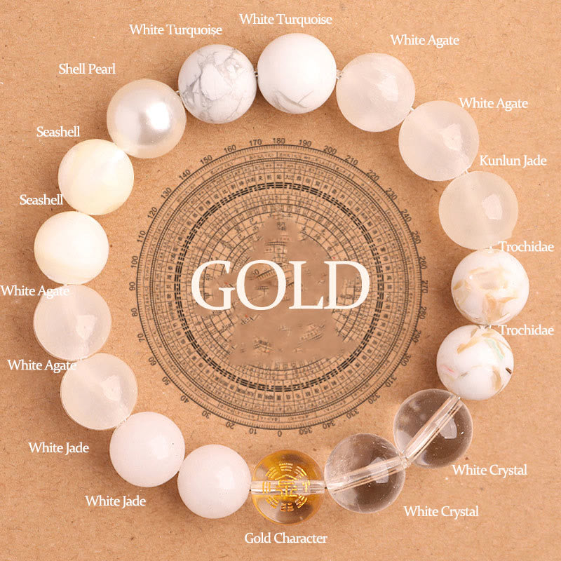Nimara Ritual Five Elements Various Agate Balance Luck Bracelet