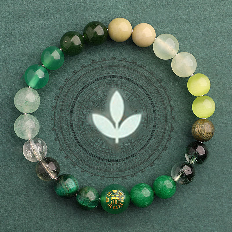 Nimara Ritual Five Elements Various Agate Balance Luck Bracelet