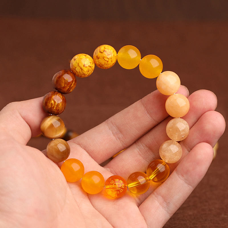 Nimara Ritual Five Elements Various Agate Balance Luck Bracelet