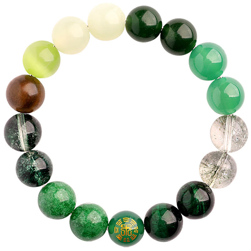 Nimara Ritual Five Elements Various Agate Balance Luck Bracelet