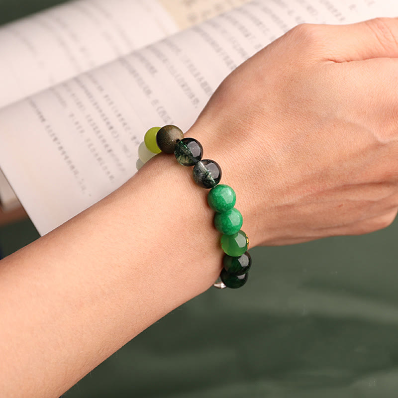 Nimara Ritual Five Elements Various Agate Balance Luck Bracelet