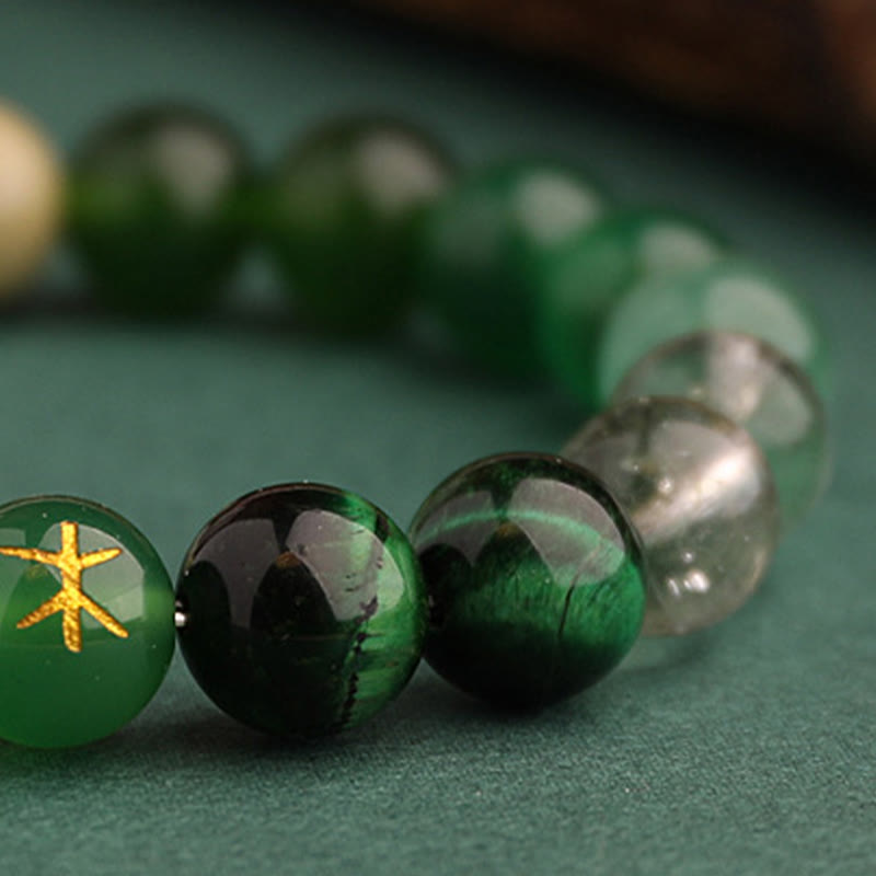 Nimara Ritual Five Elements Various Agate Balance Luck Bracelet