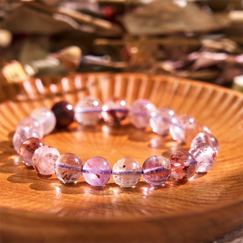 Nimara Ritual Natural Purple Phantom Love Wisdom Bracelet