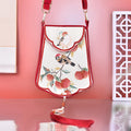 Nimara Ritual Magpie Lychee Embroidery Tassel Shoulder Bag Crossbody Bag
