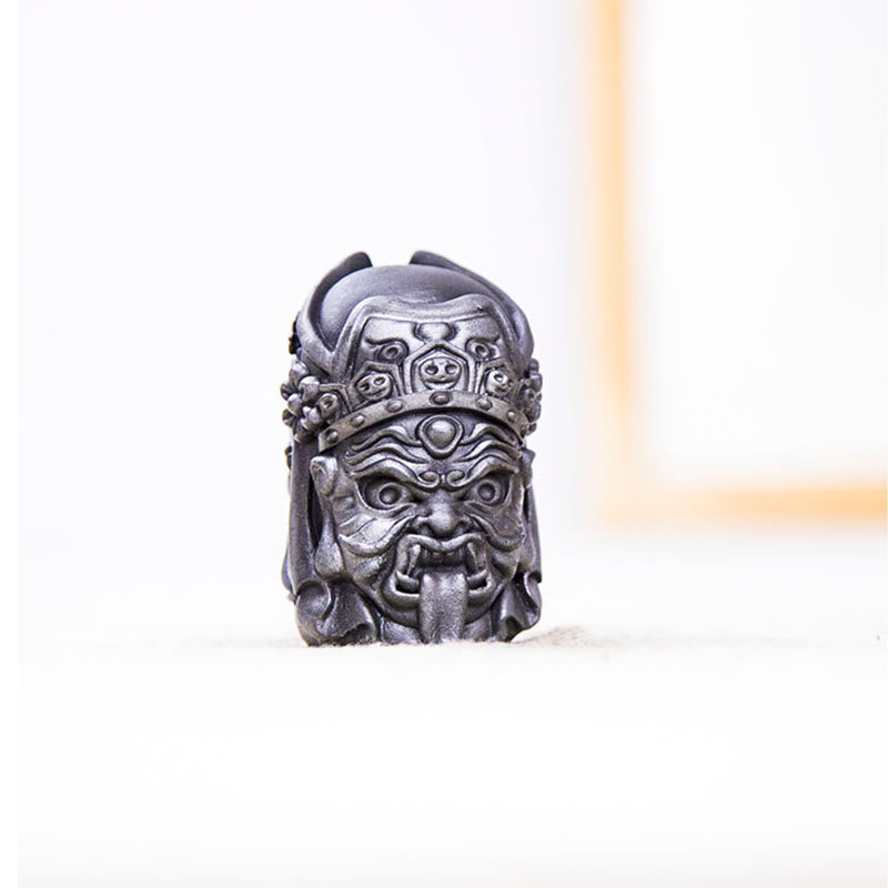 Nimara Ritual Handmade Zakiram Iron Powder Rust Cast Resin Statue Zen Home Decoration