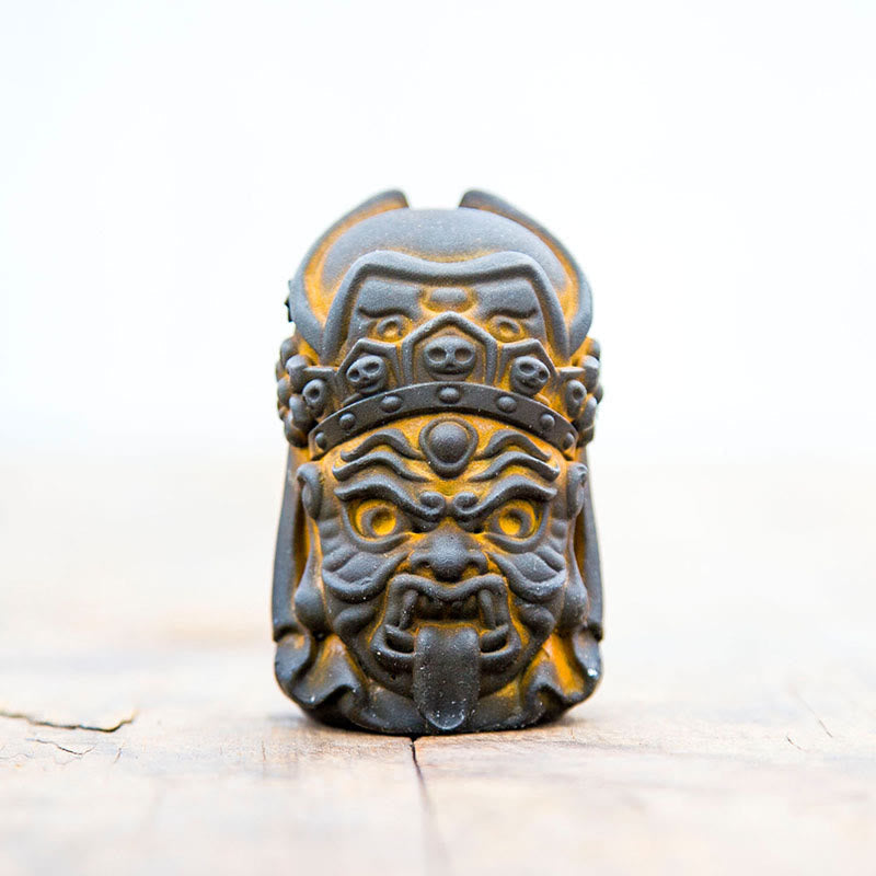 Nimara Ritual Handmade Zakiram Iron Powder Rust Cast Resin Statue Zen Home Decoration