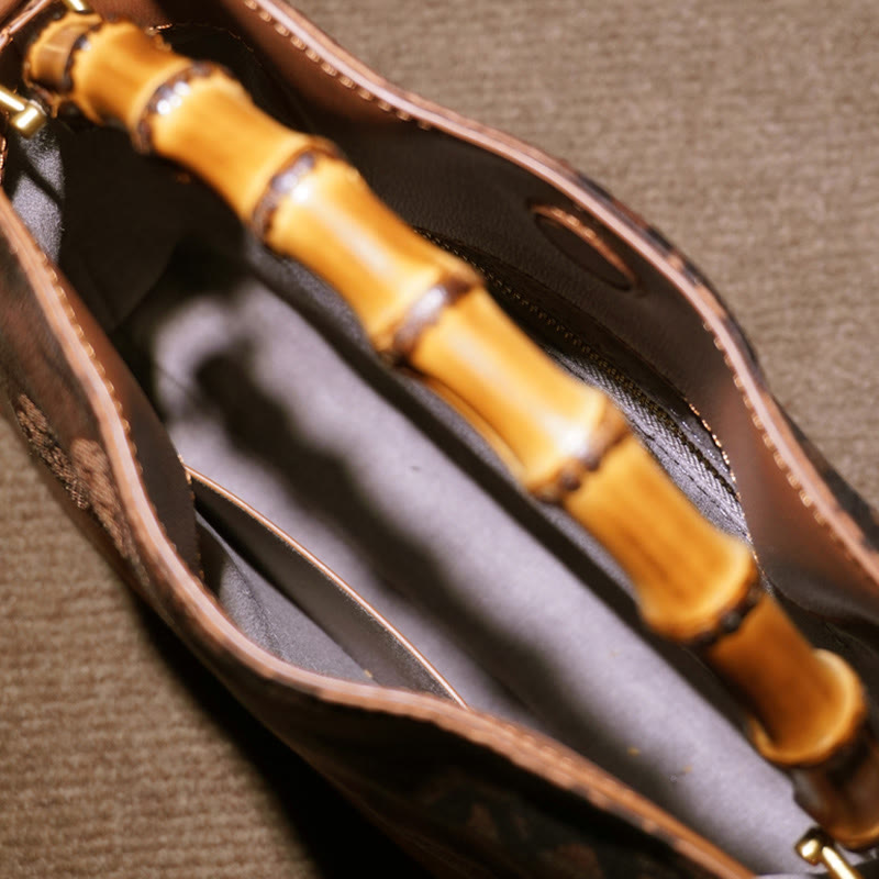 Nimara Ritual Lush Bamboo Handle Xiangyunsha Silk Crossbody Bag Hangbags
