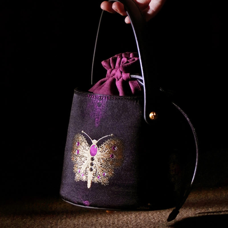 Nimara Ritual Butterfly Song Brocade Crossbody Bag Shoudler Bag