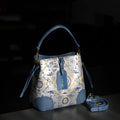 Nimara Ritual Handmade Crane Deer Engraving Personalized Song Brocade Crossbody Bag Hangbags