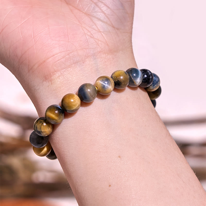 Nimara Ritual Yellow Blue Tiger Eye Courage Bracelet