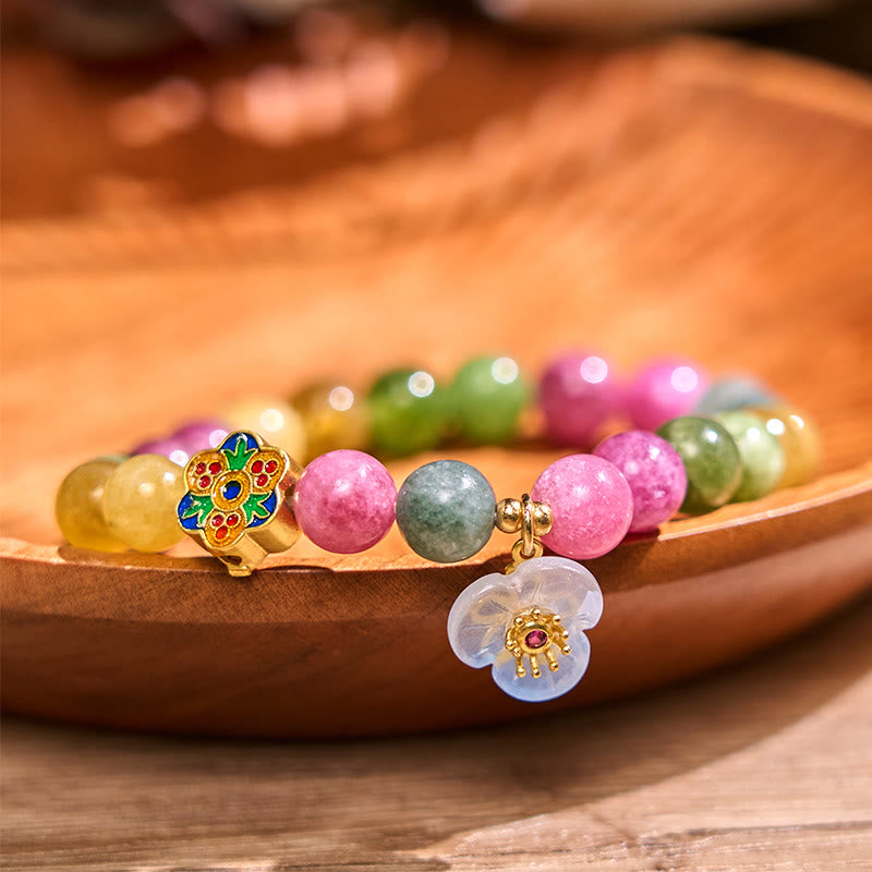 Nimara Ritual Tourmaline Wisdom Flower Bracelet