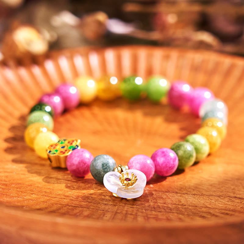 Nimara Ritual Tourmaline Wisdom Flower Bracelet