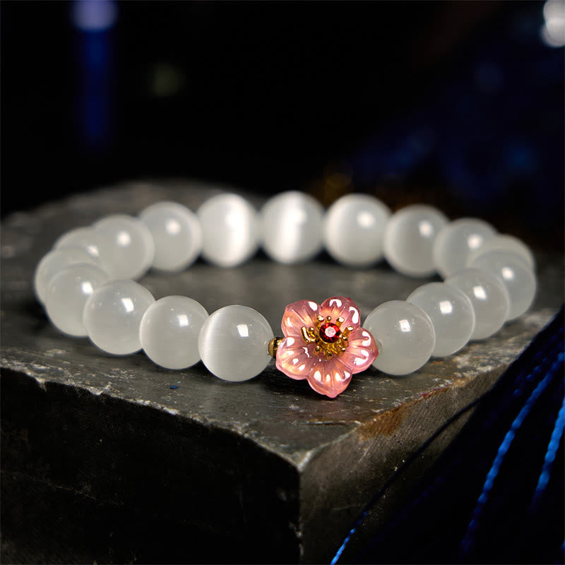 Nimara Ritual Cat's Eye Chrysoberyl Flower Love Bracelet