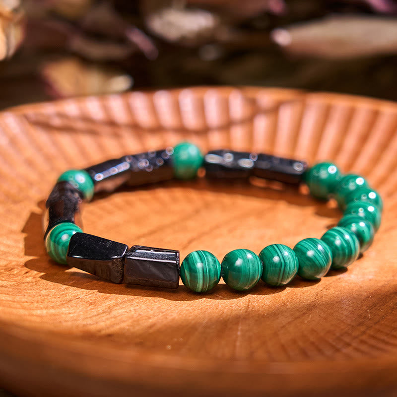 Nimara Ritual Malachite Black Tourmaline Purity Bracelet
