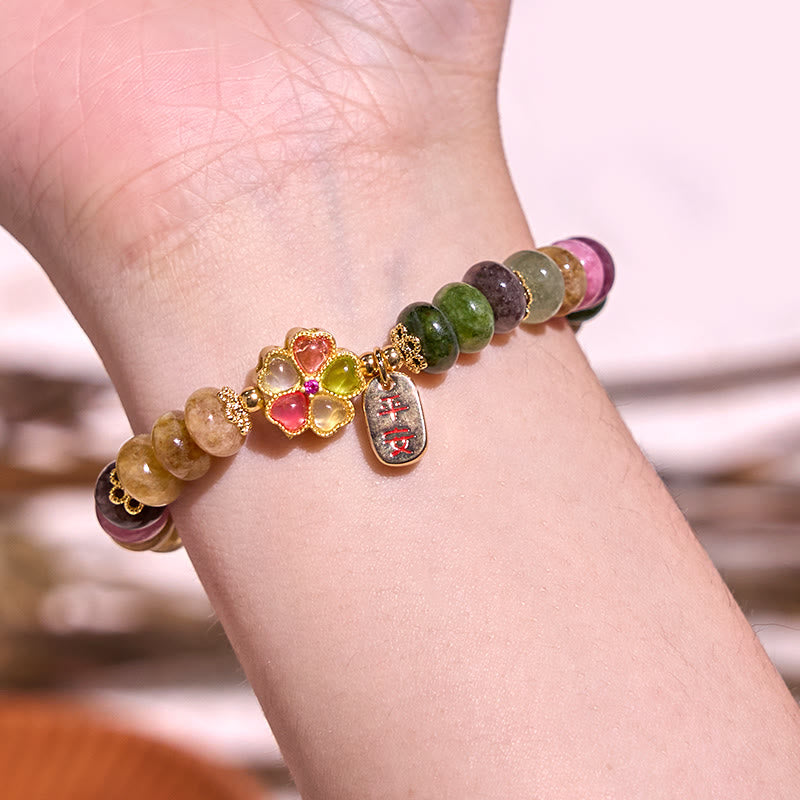 Nimara Ritual Tourmaline Jade Safe And Well Love Bracelet