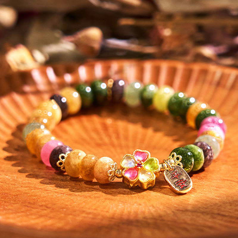 Nimara Ritual Tourmaline Jade Safe And Well Love Bracelet